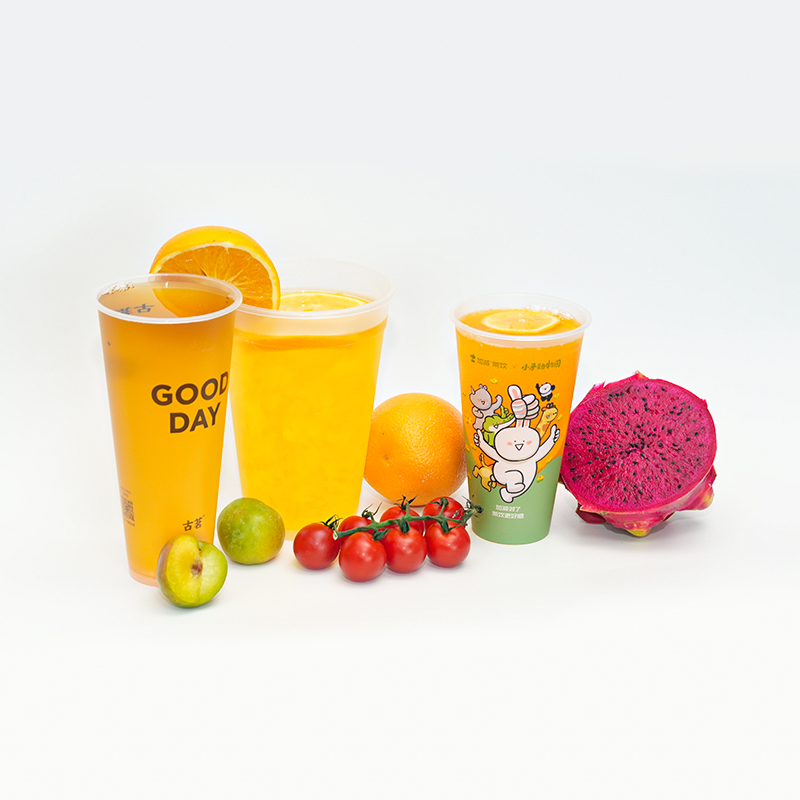 Disposable plastic shaker cup